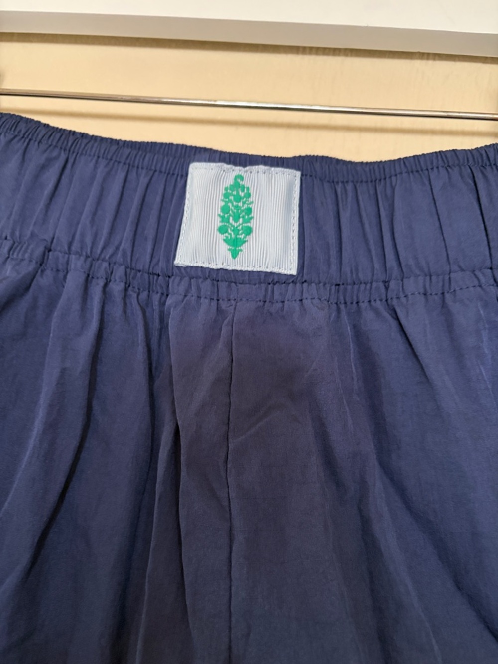 Free People Movement Navy Varsity Blues Shorts. Excellent Condition! - Picture 2 of 6